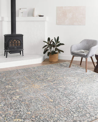 Loloi Lucia LUC-02 Charcoal/Multi Area Rug Lifestyle Image Feature