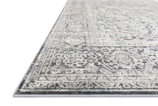 Loloi Lucia LUC-03 Steel/Ivory Area Rug Corner Image