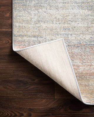 Loloi II Lucia LUC-05 Mist Area Rug Corner Image