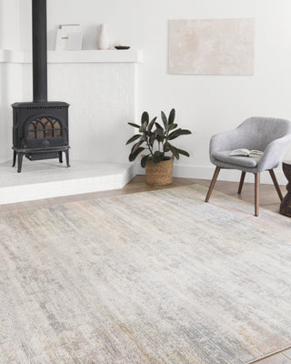 Loloi II Lucia LUC-05 Mist Area Rug Lifestyle Image Feature
