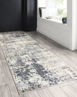 Loloi II Lucia LUC-06 Granite Area Rug Lifestyle Image Feature