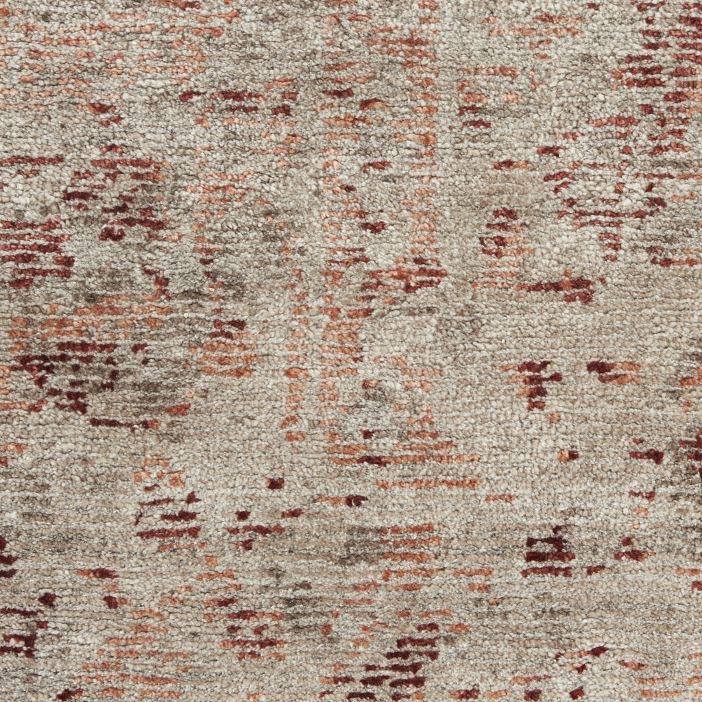 Nourison Lucent LCN07 Silver Red Area Rug by Home Corner Image