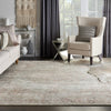 Nourison Lucent LCN07 Silver Red Area Rug by Home Room Image Feature