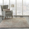 Nourison Lucent LCN07 Silver Red Area Rug by Home Room Image Feature