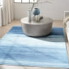 Calvin Klein Ck031 Launder LDR01 Aqua Area Rug Corner Image