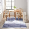 Calvin Klein Ck031 Launder LDR01 Grey Blue Area Rug Room Image Feature