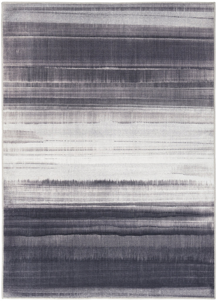 Calvin Klein Ck031 Launder LDR01 Ivory Black Area Rug main image