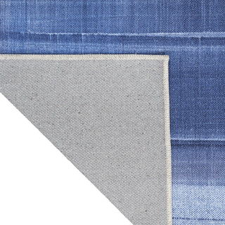 Calvin Klein Ck031 Launder LDR01 Navy Area Rug Corner Image
