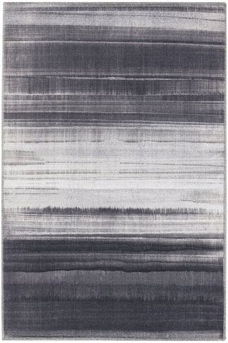 Calvin Klein Ck031 Launder LDR01 Ivory Black Area Rug Main Image