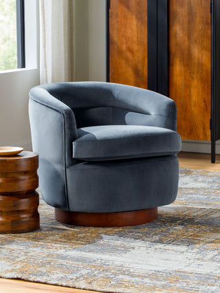 Surya Leigh LEG-002 Dark Blue / Brown Furniture Style Shot