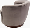 Surya Leigh LEG-003 Gray / Dark Brown Furniture Corner Shot
