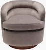 Surya Leigh LEG-003 Gray / Dark Brown Furniture Angle