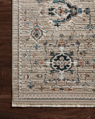 Loloi Leigh LEI-02 Dove / Multi Area Rug Corner Image
