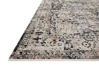 Loloi Leigh LEI-03 Charcoal / Taupe Area Rug Corner Image