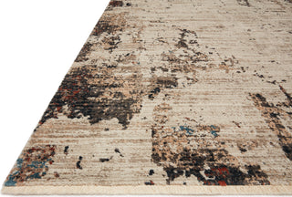 Loloi Leigh LEI-05 Ivory / Charcoal Area Rug Corner Image