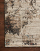 Loloi Leigh LEI-05 Ivory / Charcoal Area Rug Corner Image