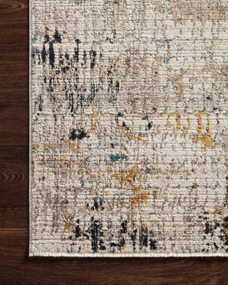 Loloi Leigh LEI-06 Ivory / Granite Area Rug Corner Image