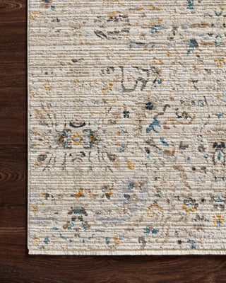 Loloi Leigh LEI-07 Ivory / Straw Area Rug Corner Image