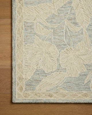 Loloi Lenore LNO-01 Blue / Natural Area Rug Corner Image