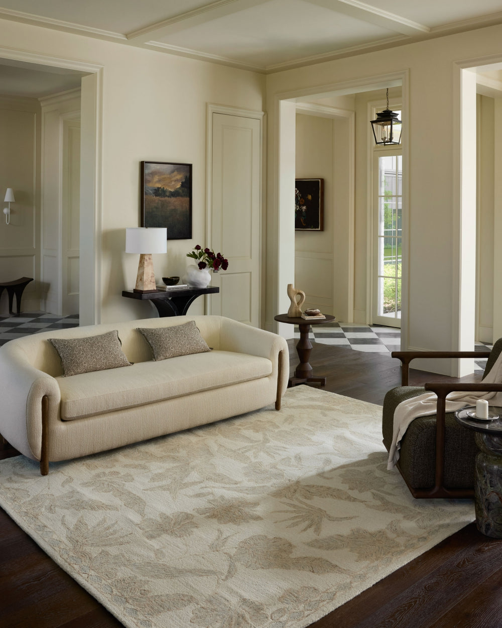 Loloi Lenore LNO-01 Ivory / Multi Area Rug Lifestyle Image Feature