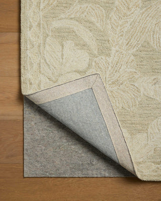 Loloi Lenore LNO-01 Sage / Natural Area Rug Backing Image