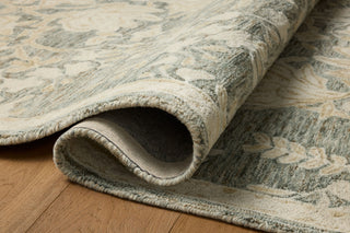 Loloi Lenore LNO-02 Lagoon / Wheat Area Rug Pile Image