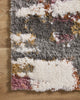 Loloi Levitt Shag LEV-04 Grey/Multi Area Rug Corner Image