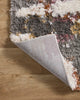 Loloi Levitt Shag LEV-04 Grey/Multi Area Rug Backing Image