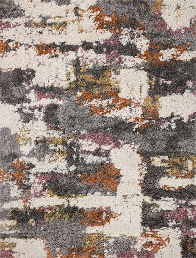 Loloi Levitt Shag LEV-04 Grey/Multi Area Rug main image