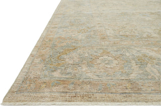 Loloi Legacy LZ-01 Ash/Lagoon Area Rug Corner Image