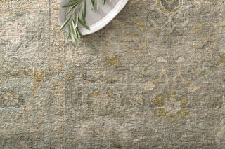 Loloi Legacy LZ-01 Ash/Lagoon Area Rug Lifestyle Image Feature