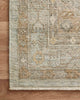 Loloi Legacy LZ-07 Sea/Stone Area Rug Corner Image