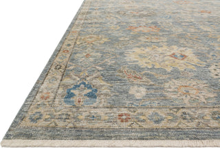 Loloi Legacy LZ-10 Blue/Multi Area Rug Corner Image