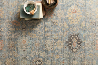 Loloi Legacy LZ-10 Blue/Multi Area Rug Lifestyle Image Feature