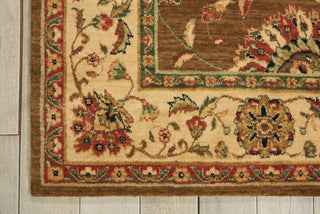 Nourison Living Treasures LI04 Khaki Area Rug Detail Image