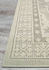 Couristan Liguria Sarzana Dove Grey Area Rug Corner Image