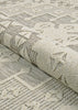 Couristan Liguria Sarzana Dove Grey Area Rug Detail Image