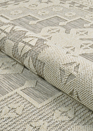 Couristan Liguria Sarzana Dove Grey Area Rug Detail Image