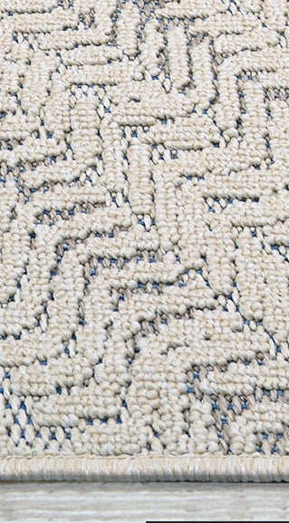 Couristan Liguria Levanto Aqua Area Rug Corner Image