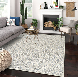 Couristan Liguria Levanto Aqua Area Rug Lifestyle Image Feature