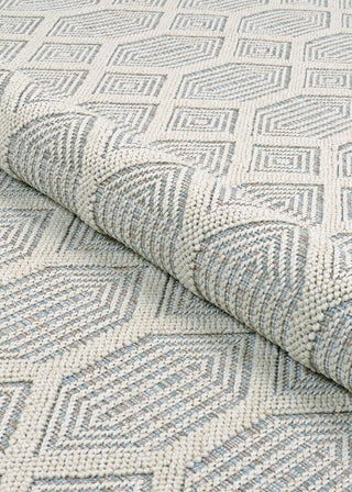 Couristan Liguria Rapallo Aqua Area Rug Detail Image