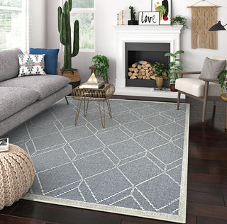 Couristan Liguria Noli Azul Area Rug Lifestyle Image Feature