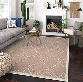 Couristan Liguria Noli Umber Area Rug Lifestyle Image Feature