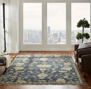 Ancient Boundaries Lily LIL-04 Midnight Area Rug Lifestyle Image