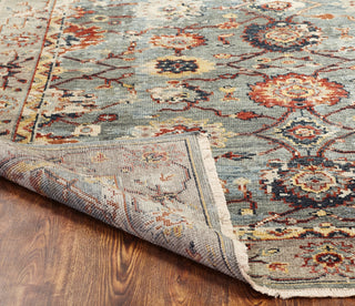 Ancient Boundaries Lily LIL-07 Pale Blues/Multi Area Rug Closeup Image