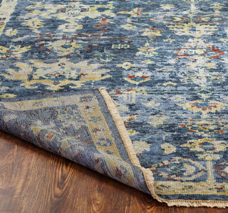 Ancient Boundaries Lily LIL-09 Vintage Denim Area Rug Closeup Image
