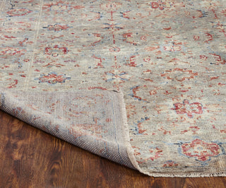 Ancient Boundaries Lily LIL-10 Pearl Grey Area Rug Closeup Image