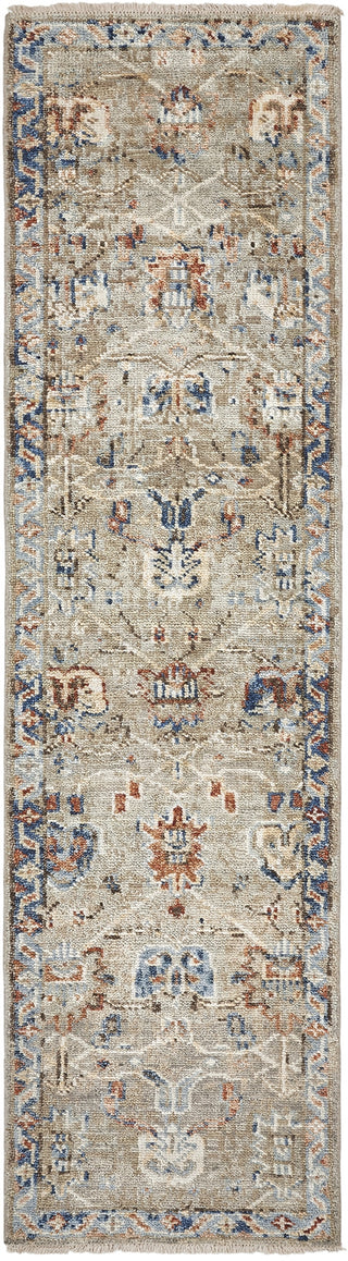 Ancient Boundaries Lily LIL-11 Vintage Tan/Blues Area Rug Alternative Image
