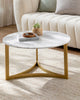 Surya Lismore LIS-001 White / Gold Furniture Style Shot