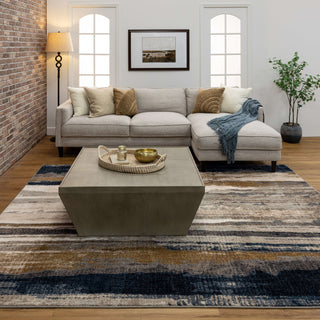 Karastan Milestones Lithology Dark Grey Area Rug by Drew and Jonathan Home